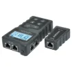 Allows you to test the conditions of 802.3af/at standard and non-standard PoE cabling and ports on PoE equipment. Tests for power supply voltage, polarity and crossover mode, plus displays power consumption of connected DC devices such as cameras or other PoE enabled IoT products.