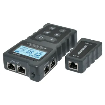 Allows you to test the conditions of 802.3af/at standard and non-standard PoE cabling and ports on PoE equipment. Tests for power supply voltage, polarity and crossover mode, plus displays power consumption of connected DC devices such as cameras or other PoE enabled IoT products.