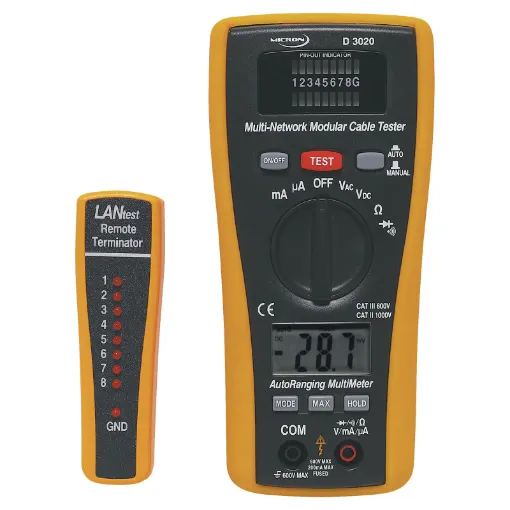 This is the perfect "all-in-one" solution for network installers and IT technicians.