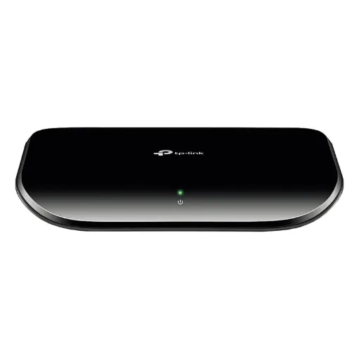 This high speed TP-Link 10/100/1000Mbps ethernet switch will allows up to 5 computers to be connected together. Further computers may be added by daisy-chaining more switches together. Plugpack included.