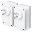 HomePlug AV standard compliant, high-speed data transfer rate of up to 500Mbps, ideal for HD video streaming and online gaming
Integrated power socket to allow additional devices access to power
Mains Filter for better powerline communication performance