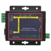 This serial to ethernet converter allows you to easily send serial RS232/422/485/Modbus over ethernet for controlling equipment over longer distances than traditional serial cables. This device can be controlled and set up remotely using a handy web based interface.