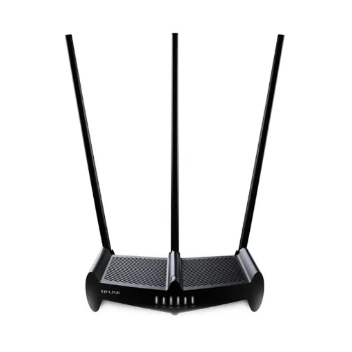 Superior Range &ampndash High power amplifiers and high-gain antennas provide enhanced wireless range up to 10,000 sq ft.
Wall-Penetrating Wi-Fi - Enhanced Wi-Fi signal cuts through walls and obstacles, eliminating dead zones
3 Modes Functionality - Offers three wireless modes, including Router, Range Extender, and Access Point
450Mbps Wi