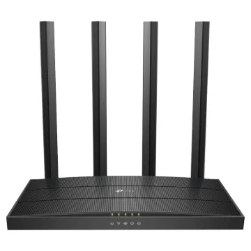 The Archer A6 creates a reliable and blazing-fast network powered by 802.11ac Wi-Fi technology. The 2.4GHz band delivers
speeds up to 300Mbps, ready for everyday tasks like emailing and web browsing, while the 5GHz band delivers speeds up to
867Mbps, ideal for HD video streaming and lag-free online gaming.