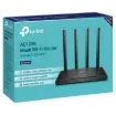 The Archer A6 creates a reliable and blazing-fast network powered by 802.11ac Wi-Fi technology. The 2.4GHz band delivers
speeds up to 300Mbps, ready for everyday tasks like emailing and web browsing, while the 5GHz band delivers speeds up to
867Mbps, ideal for HD video streaming and lag-free online gaming.
