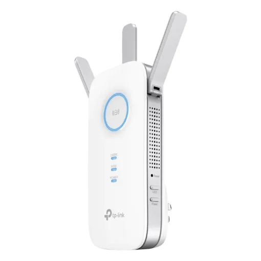 This easy to use plug in high power dual band AC (2.4GHz/5.8GHz) wireless extender is ideal for situations requiring increased bandwidth or distance. It operates as a relay station between your existing wireless AP or router & your Wi-Fi equipped device. It repeats the data signal, extending coverage to unreachable or difficult to wire areas. An in