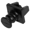 This rubber &quotpush-in&quot plug simply fits into an RJ45 socket to keep dust out. Ideal for patch panels, wallplates, hubs, etc.