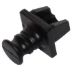 This rubber &quotpush-in&quot plug simply fits into an RJ45 socket to keep dust out. Ideal for patch panels, wallplates, hubs, etc.