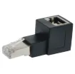 Allows bottom entry for RJ45 modular patch cables. Cat6A.