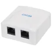 Supplied complete with connectors. Dual Cat 6a sockets are ACMA approved.