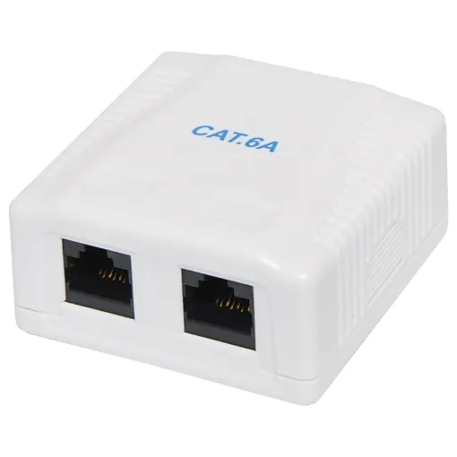 Supplied complete with connectors. Dual Cat 6a sockets are ACMA approved.