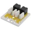 Supplied complete with connectors. Dual Cat 6a sockets are ACMA approved.