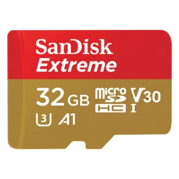 Get extreme speed and performance with the SanDisk Extreme microSDHC or microSDXC UHS-I Memory Card. The perfect companion for your smartphone, tablet, or camera, this memory card delivers Full HD video (1080p) recording and playback, and quicker data transfer. Includes SD adaptor. 30mb/s