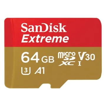 Get extreme speed and performance with the SanDisk Extreme microSDHC or microSDXC UHS-I Memory Card. The perfect companion for your smartphone, tablet, or camera, this memory card delivers Full HD video (1080p) recording and playback, and quicker data transfer. Includes SD adaptor.
