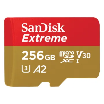 Get extreme speed and performance with the SanDisk Extreme microSDHC or microSDXC UHS-I Memory Card. The perfect companion for your smartphone, tablet, or camera, this memory card delivers Full HD video (1080p) recording and playback, and quicker data transfer. Includes SD adaptor.