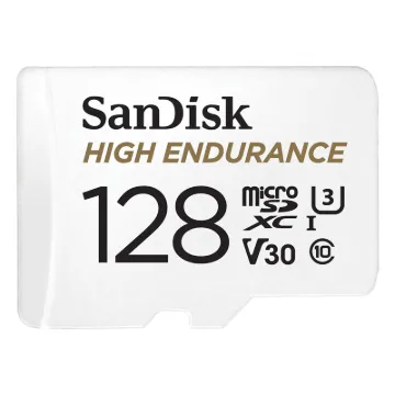 The SanDisk High Endurance microSD Card 128GB gives you the peace of mind that your dash cam, home monitoring or security system will capture crucial footage when it happens, recording and re-recording worry-free.