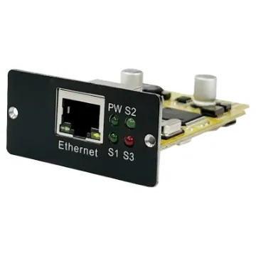 PowerShield’s Simple Network Managment Protocol (SNMP) cards offer a choice of remote management options. Control and monitor one or multiple UPS systems and perform management tasks including scheduled shutdowns, startups, and reboots by simply installing the Lite, V4 or Cyber Secure SNMP Card.