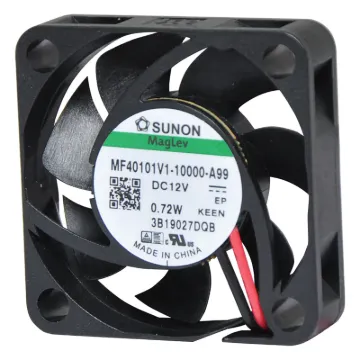 Sunon MF40101V1-1000U-A99. A 12V DC 40mm Sunon Maglev/Vapo Bearing Cooling Fan with thermoplastic frame.