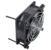 Allows fixing of 25mm slimline fans and fan guards without the need for bolts.