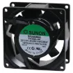 Sunon SF23080A-2083HBL.GN. A 240V AC 80mm Sunon Ball Bearing Cooling Fan with diecast aluminium frame.