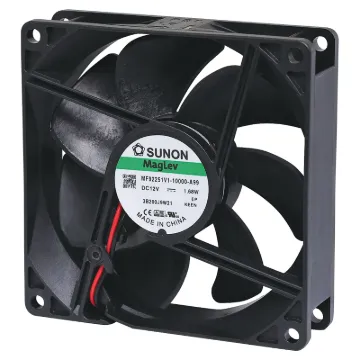 Sunon MF92251V1-1000U-A99. A 12V DC 92mm Sunon Maglev/Vapo Bearing Cooling Fan with thermoplastic frame.