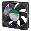 Sunon PMD1212PTB1-A(2).GN. A 12V DC 120mm Sunon Ball Bearing Cooling Fan with thermoplastic frame.
