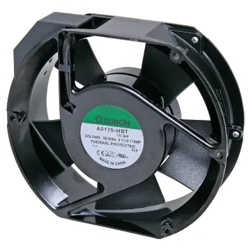 Sunon A2175-HBT.TC.GN. A 240V AC 171mm Axial Sunon Ball Bearing Cooling Fan with diecast aluminium frame.