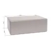 Manufactured from sturdy ABS plastic these boxes have a moulded PCB mounting design. Allows PCB's to be installed vertically, or snapped in horizontally without the use of PCB stand-offs.