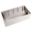 Manufactured from sturdy ABS plastic these boxes have a moulded PCB mounting design. Allows PCB's to be installed vertically, or snapped in horizontally without the use of PCB stand-offs.