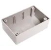 Manufactured from sturdy ABS plastic these boxes have a moulded PCB mounting design. Allows PCB's to be installed vertically, or snapped in horizontally without the use of PCB stand-offs.