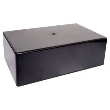 Manufactured from sturdy ABS plastic these boxes have a moulded PCB mounting design. Allows PCB's to be installed vertically, or snapped in horizontally without the use of PCB stand-offs.