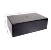 Manufactured from sturdy ABS plastic these boxes have a moulded PCB mounting design. Allows PCB's to be installed vertically, or snapped in horizontally without the use of PCB stand-offs.