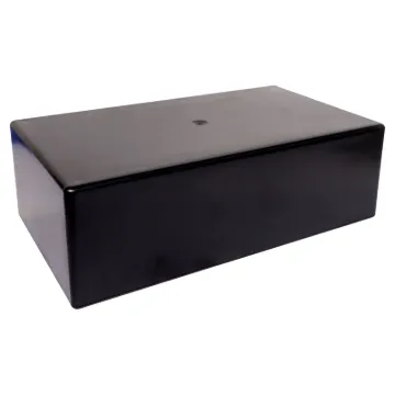 Manufactured from sturdy ABS plastic these boxes have a moulded PCB mounting design. Allows PCB's to be installed vertically, or snapped in horizontally without the use of PCB stand-offs.
