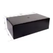Manufactured from sturdy ABS plastic these boxes have a moulded PCB mounting design. Allows PCB's to be installed vertically, or snapped in horizontally without the use of PCB stand-offs.