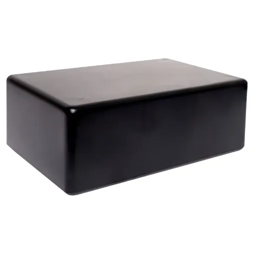 Manufactured from sturdy ABS plastic these boxes have a moulded PCB mounting design. Allows PCB's to be installed vertically, or snapped in horizontally without the use of PCB stand-offs.