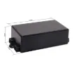 Miniature boxes designed for wiring junctions, small circuits and relays. Ideal for use in automotive applications. Friction fit lid for quick assembly and easy access if required. Provided with 3 cable entries.