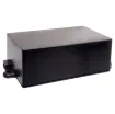 Miniature boxes designed for wiring junctions, small circuits and relays. Ideal for use in automotive applications. Friction fit lid for quick assembly and easy access if required. Provided with 3 cable entries.