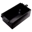 Miniature boxes designed for wiring junctions, small circuits and relays. Ideal for use in automotive applications. Friction fit lid for quick assembly and easy access if required. Provided with 3 cable entries.