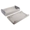 This professional series features solid ABS screw-together construction, internal PCB guides and an attractive rounded finish. Larger sizes (H 0218, H 0220 & H 0222) include stick on rubber feet and brass screw inserts. Dust and moisture proof.