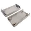 This professional series features solid ABS screw-together construction, internal PCB guides and an attractive rounded finish. Larger sizes (H 0218, H 0220 & H 0222) include stick on rubber feet and brass screw inserts. Dust and moisture proof.