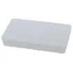 Made from clear see through plastic these parts cases are ideal for storing nuts, bolts, washers and components.
18 Way 209 x 117 x 31 (mm)