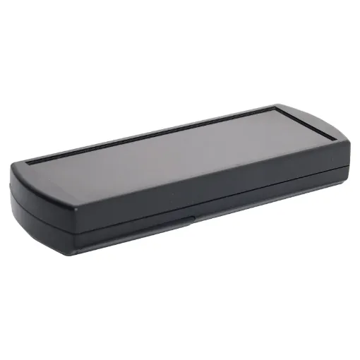 Constructed from high impact ABS plastic this handheld case has been designed for any remote control application. Includes inbuilt battery compartment which suits 4 x AA batteries (terminals available separately), or a 9V for use with battery snap (P 0455