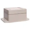 This sealed ABS flange mount enclosure is manufactured by Ritec and measures 105L x 75W x 40Hmm. Its includes mounting flanges for surface mounting. Supplied with neoprene lid sealing gasket.