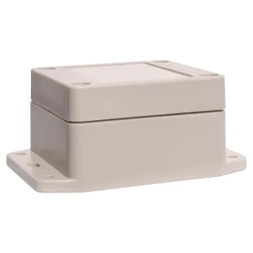 This sealed ABS flange mount enclosure is manufactured by Ritec and measures 105L x 75W x 40Hmm. Its includes mounting flanges for surface mounting. Supplied with neoprene lid sealing gasket.