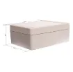 Supplied with neoprene lid sealing gasket. With the seal installed, these enclosures meet IP65 dust and hose proof standard. Supplied with a solid light grey lid (also available with a transparent lid, see H 0321). PCB mounting points are moulded into the