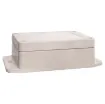 This sealed ABS flange mount enclosure is manufactured by Ritec and measures 105L x 75W x 40Hmm. Its includes mounting flanges for surface mounting. Supplied with neoprene lid sealing gasket.
