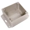 This sealed ABS flange mount enclosure is manufactured by Ritec and measures 85L x 80W x 55Hmm. Its includes mounting flanges for surface mounting. Supplied with neoprene lid sealing gasket.