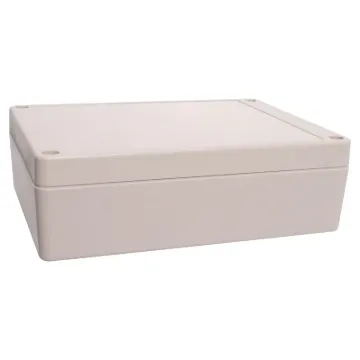Supplied with neoprene lid sealing gasket. With the seal installed, these enclosures meet IP65 dust and hose proof standard. Available with transparent or solid colour lid. PCB mounting points are moulded into the enclosure base.These sturdy enclosures ha