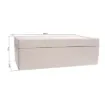 Supplied with neoprene lid sealing gasket. With the seal installed, these enclosures meet IP65 dust and hose proof standard. Supplied with a solid light grey lid (also available with a transparent lid, see H 0326). PCB mounting points are moulded into the
