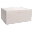 Supplied with neoprene lid sealing gasket. With the seal installed, these enclosures meet IP65 dust and hose proof standard. Supplied with a solid light grey lid (also available with a transparent lid, see H 0320). PCB mounting points are moulded into the